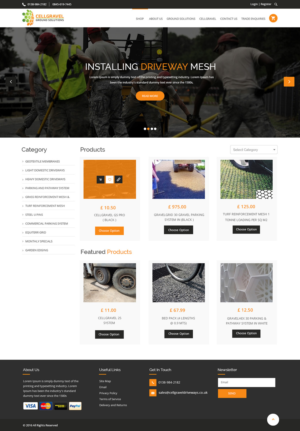 Web-Design von zxsolutions für CELLGRAVEL | Design: #10814711