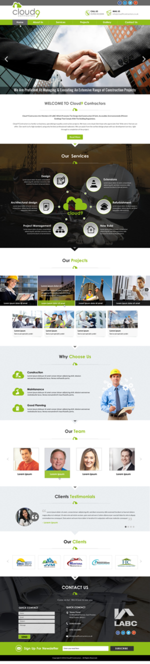 Web Design by Sbss for this project | Design: #10781800