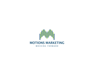 Motions Marketing, Move forward with us | Logo Design by Rocket Art