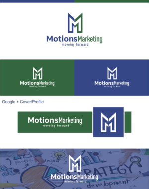 Logo-Design von DG für Motions Marketing | Design: #10853545