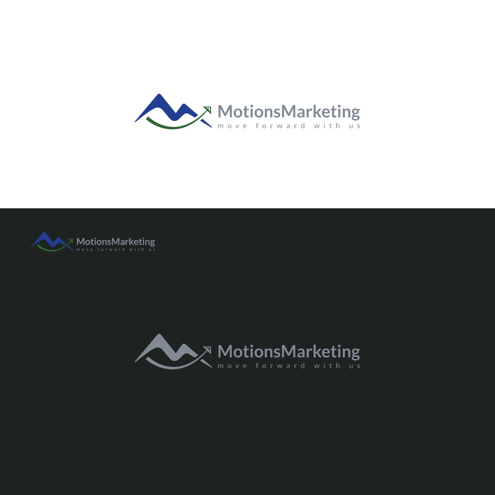 Logo Design by Zed Islam for Motions Marketing | Design #10894415