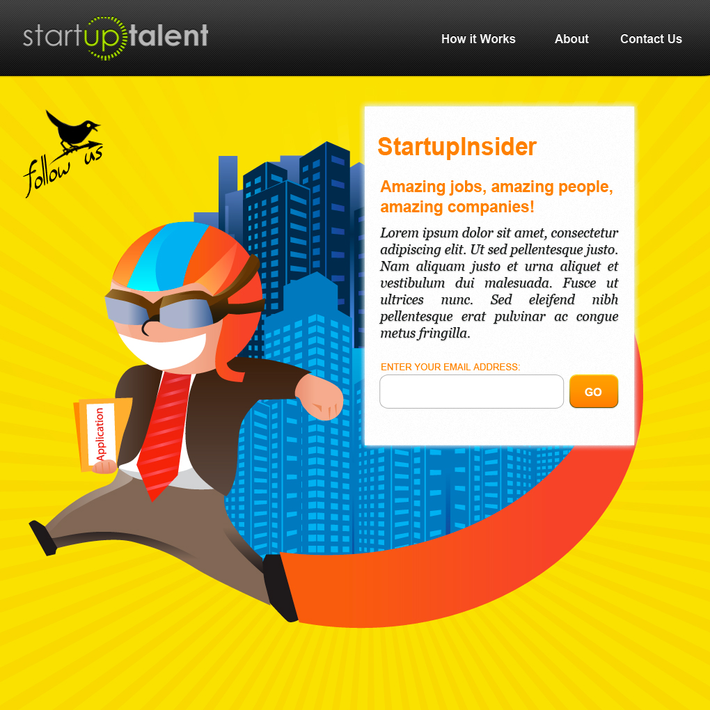 Landing Page Design by purwa for this project | Design #470432