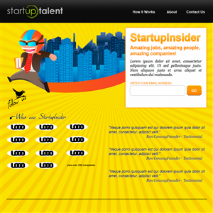 Landing Page Design by purwa for this project | Design: #470780