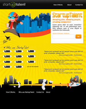 Landing Page Design by purwa for this project | Design: #477129