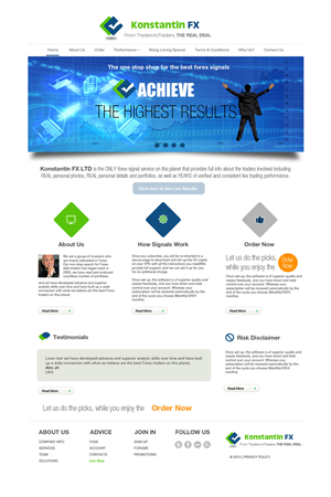 Diseño Web por uk para KonstantinFX Ltd | Diseño: #2249292