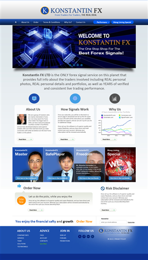 Diseño Web por uk para KonstantinFX Ltd | Diseño: #2255161