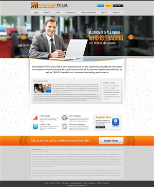 Diseño Web por Smashing Boys para KonstantinFX Ltd | Diseño: #2256171