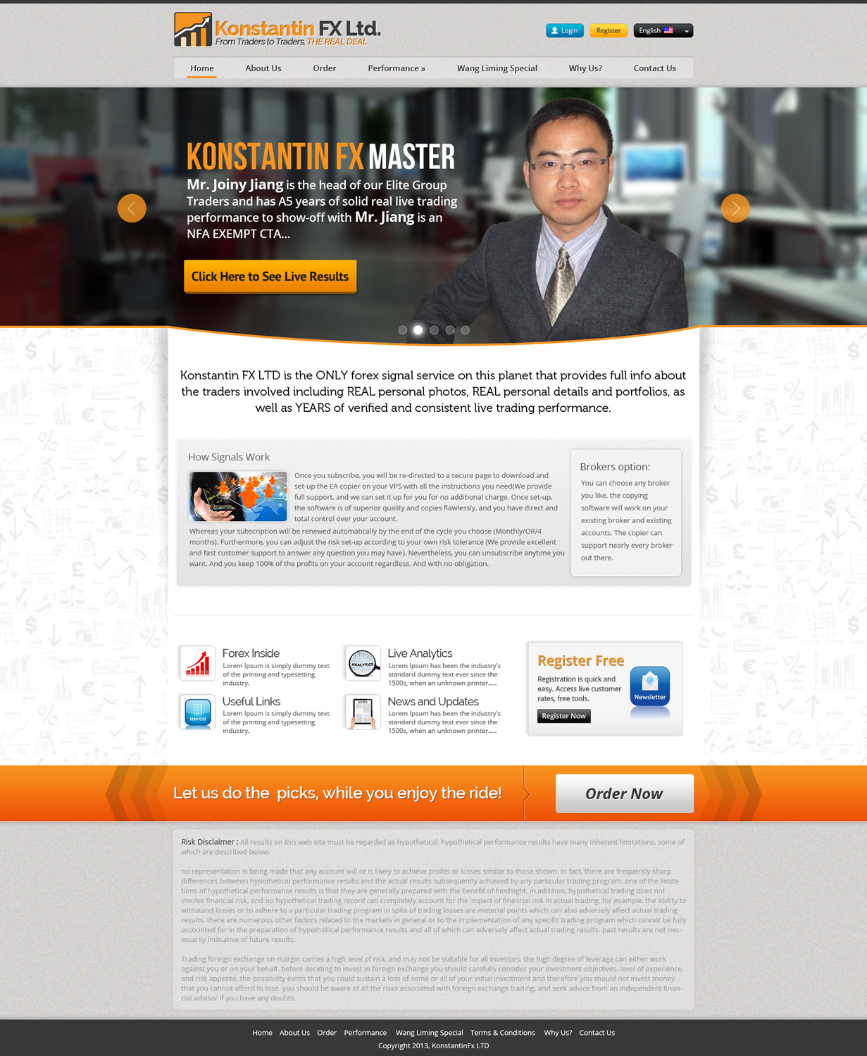 Web Design by Smashing Boys for KonstantinFX Ltd | Design #2256433