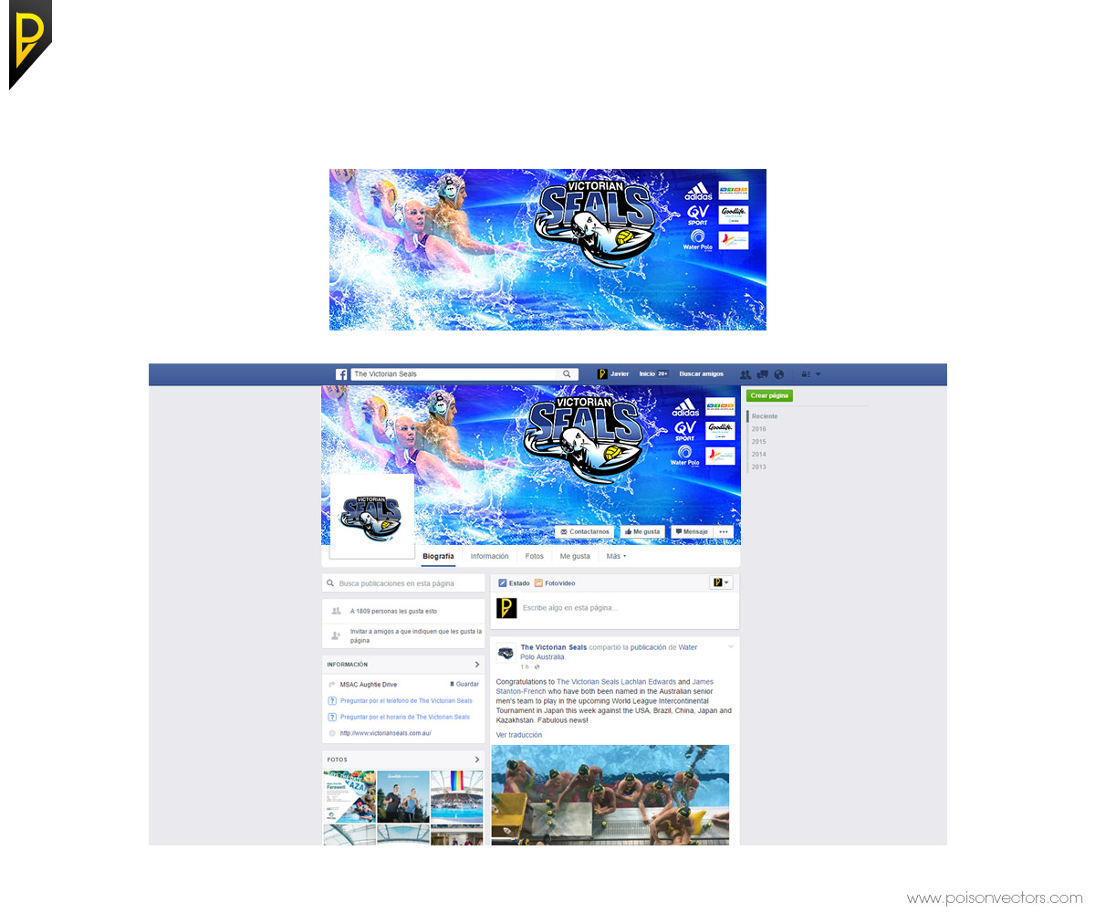 Design Facebook par poisonvectors pour ce projet | Design #10830566