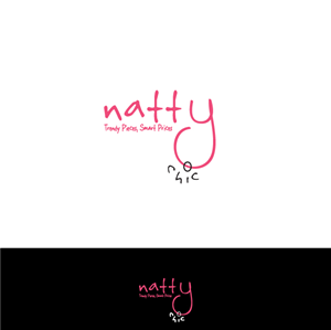 Natty Chic | Logo Design by Hiccups Design