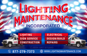 Design de Poster par jshan pour Lighting Maintenance Inc | Design : #10787490