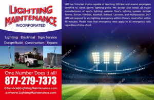 Design de Poster par ALSADESIGN pour Lighting Maintenance Inc | Design : #10815218
