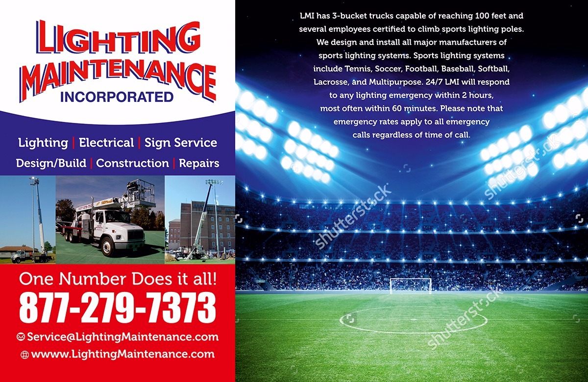 Diseño de Póster por ALSADESIGN para Lighting Maintenance Inc | Diseño #10815236