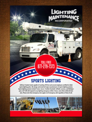 Design de Poster par creative.bugs pour Lighting Maintenance Inc | Design : #10788580
