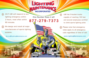 Poster Design by ashoksivak for Lighting Maintenance Inc | Design #10836074