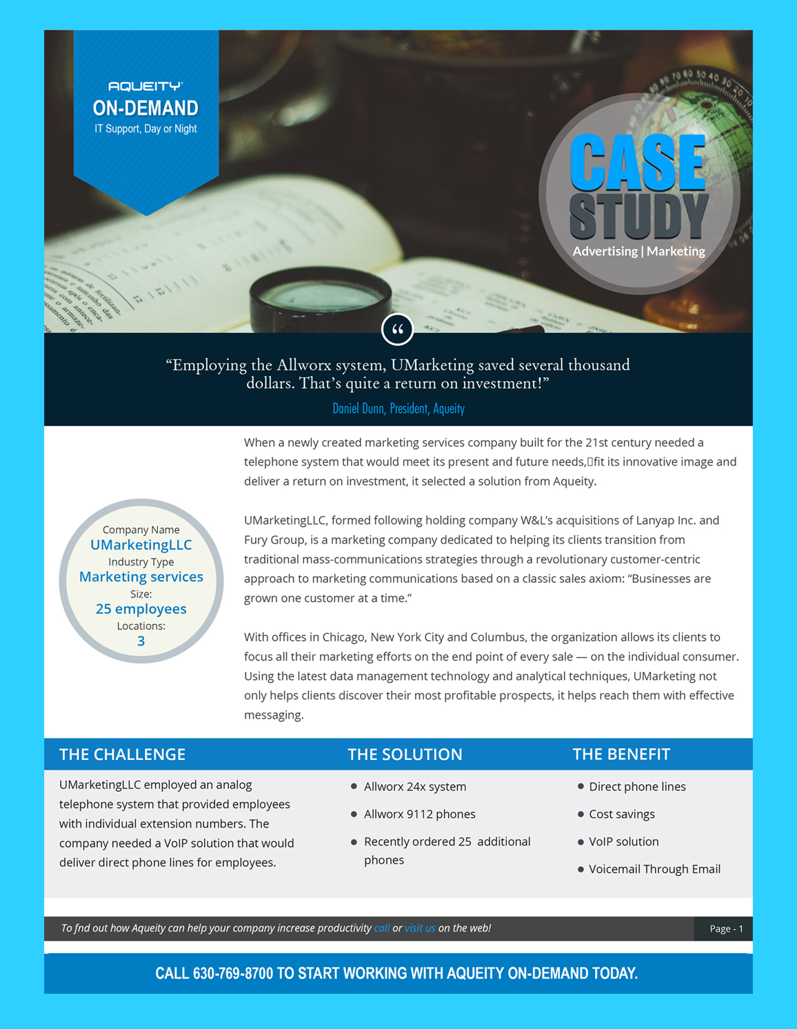 Flyer Design by Expert Designer for Aqueity, Inc. | Design #10886234