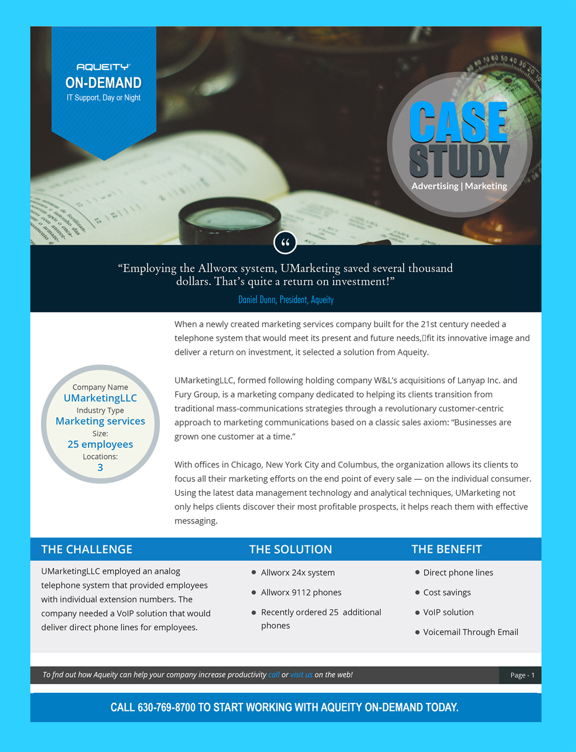 Flyer Design by Expert Designer for Aqueity, Inc. | Design #10886239