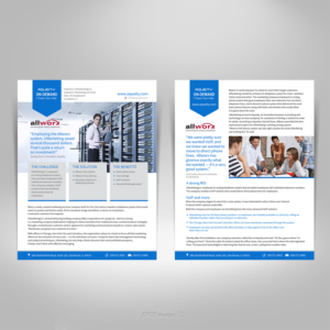 Flyer Design by popdesign¤ for Aqueity, Inc. | Design #10845032