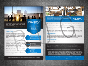 Flyer Design by rug for Aqueity, Inc. | Design #10851128