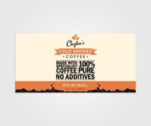 Design Étiquette par digi-b pour Clayton's cold brewed coffee Ltd | Design : #10936387