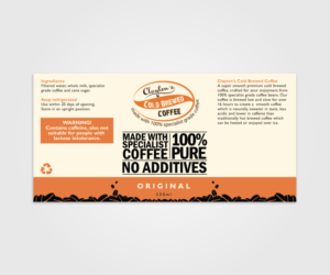 Design Étiquette par digi-b pour Clayton's cold brewed coffee Ltd | Design : #10947904