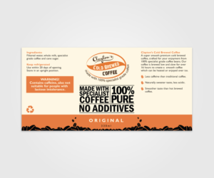 Design Étiquette par digi-b pour Clayton's cold brewed coffee Ltd | Design : #10951160