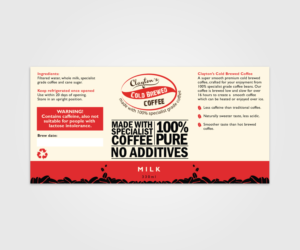 Small scale cold brew coffee producer needs a label for its products | Etikett-Design von digi-b