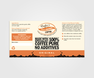 Design Étiquette par digi-b pour Clayton's cold brewed coffee Ltd | Design : #11067090