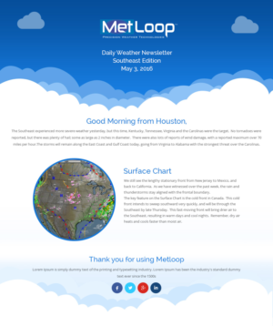 Newsletter Design by syrwebdevelopment