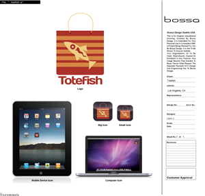 Logo Design by Bossa Design for Totefish | Design #465360