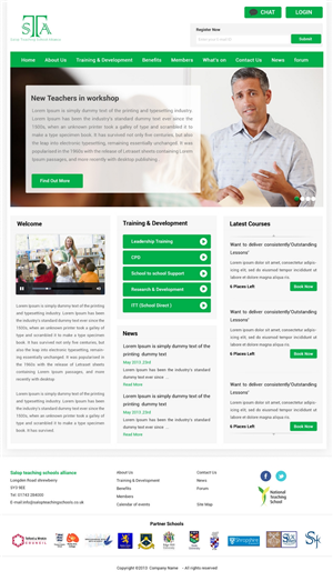 Web Design by pb for this project | Design: #2253375