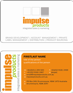 Visitenkarten-Design von Kateryna T für Impulse Products | Design: #23791