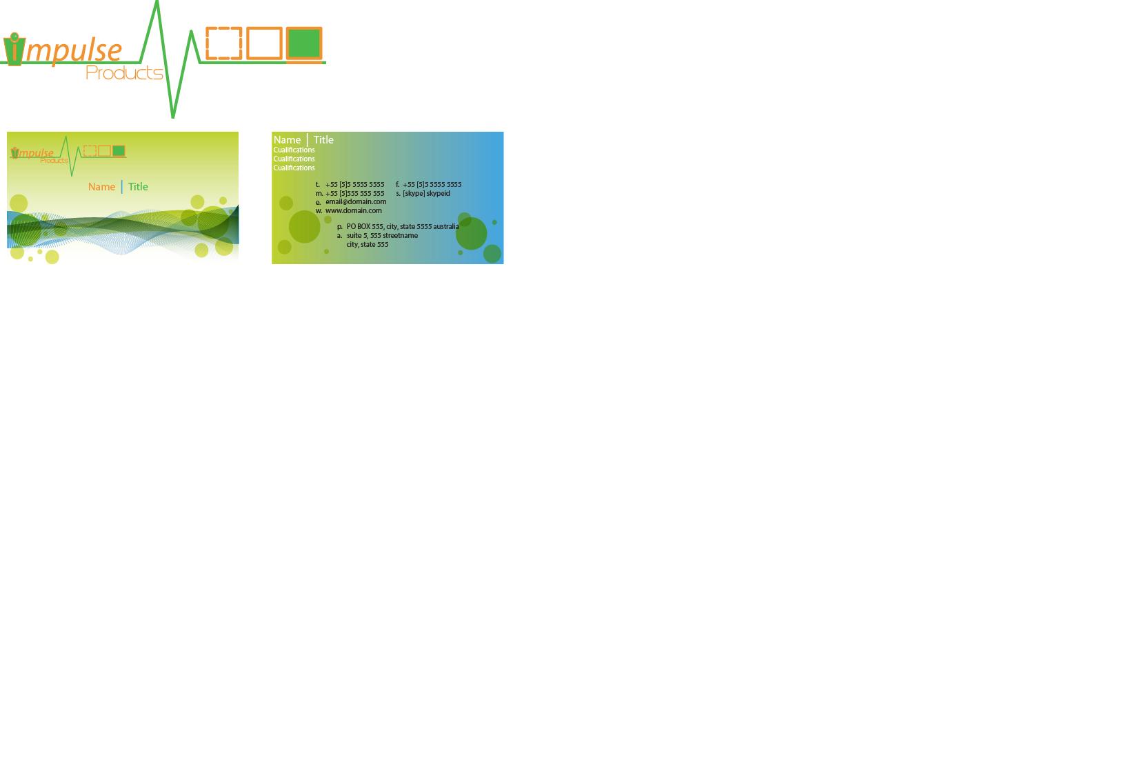 Visitenkarten-Design von E'z Dezign für Impulse Products | Design #23380