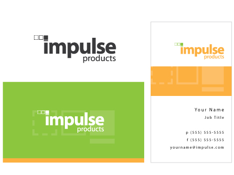 Business Card Design by Logofleet for Impulse Products | Design #25275
