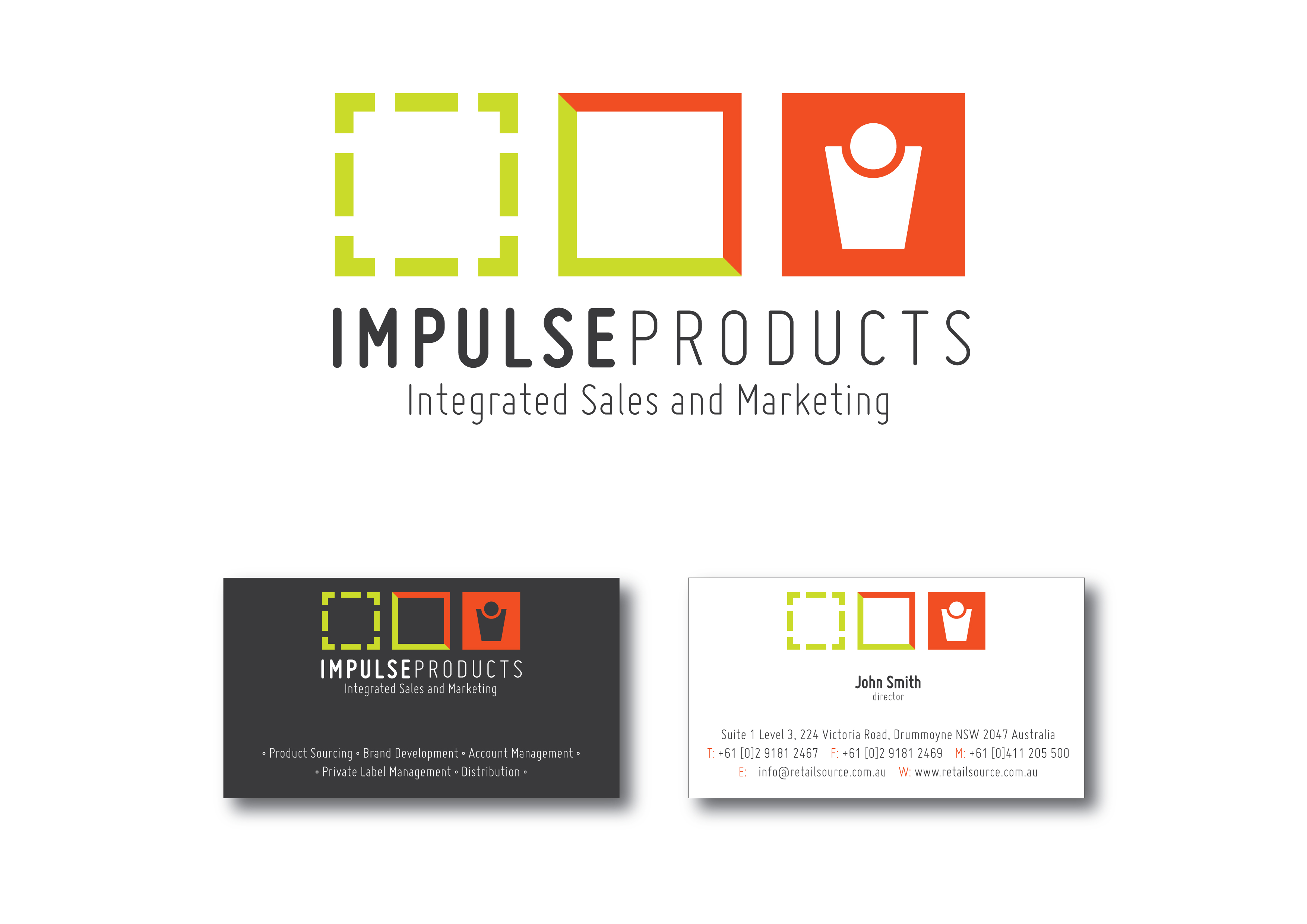 Business Card Design by S.R.Graphic Design for Impulse Products | Design #22297