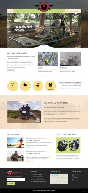 Wordpress Design by pb for Mud Buddy manufacturing | Design: #10811482