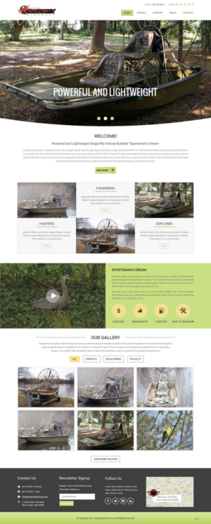 Wordpress Design by pb for Mud Buddy manufacturing | Design: #10813709