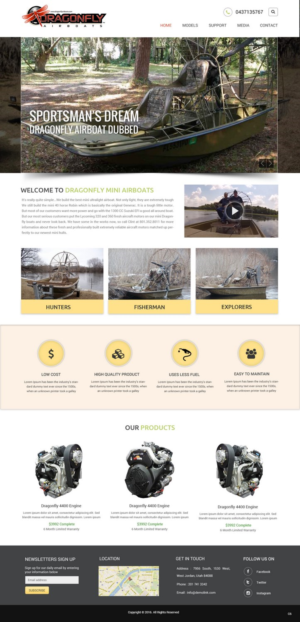 Wordpress Design by pb for Mud Buddy manufacturing | Design: #10813710