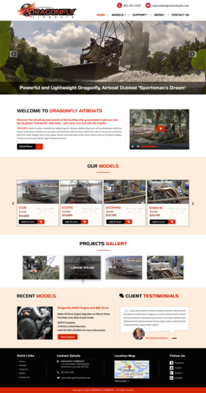 Wordpress Design by Sbss for Mud Buddy manufacturing | Design: #10794450