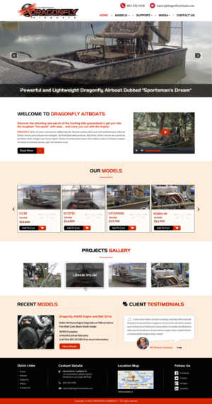 Wordpress Design by Sbss for Mud Buddy manufacturing | Design: #10794451