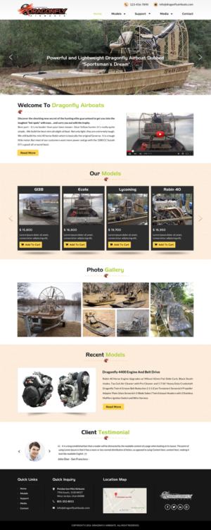 Wordpress Design by Sbss for Mud Buddy manufacturing | Design: #10806805
