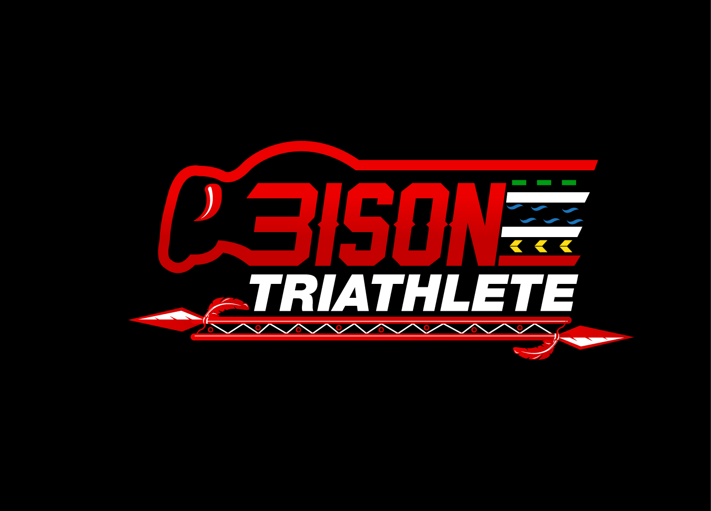 Logo Design by creative.bugs for Bison Triathlete | Design #10809479