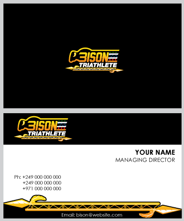 Logo Design by creative.bugs for Bison Triathlete | Design #10878960