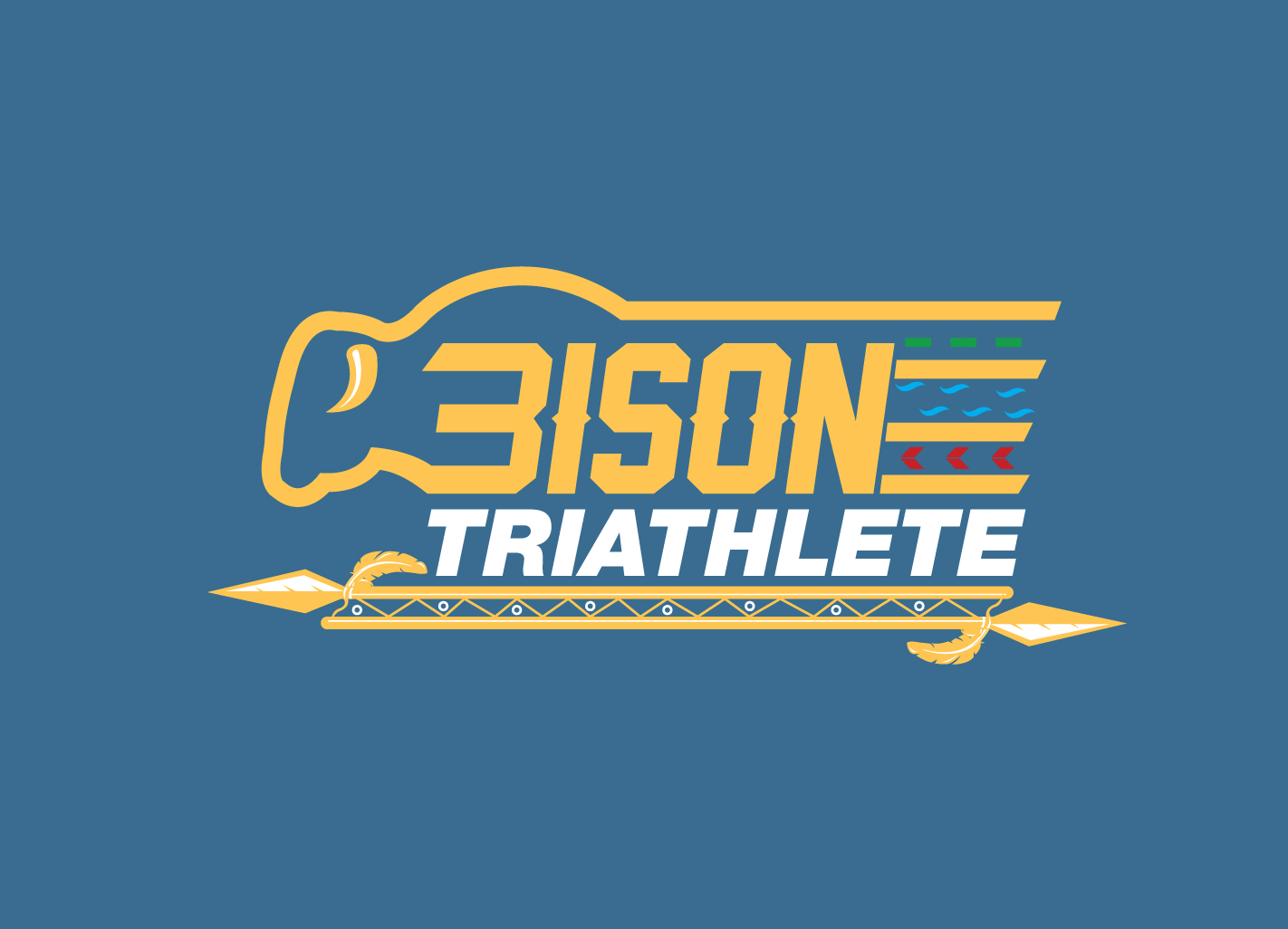 Logo Design by creative.bugs for Bison Triathlete | Design #10923655