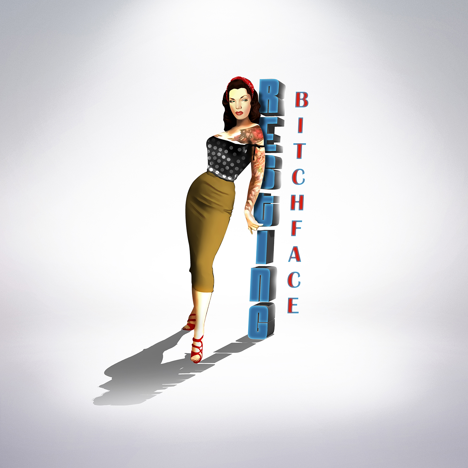 Diseño de Logo por Light Hand Design para Resting Bitchface Skin Care | Diseño #10869405