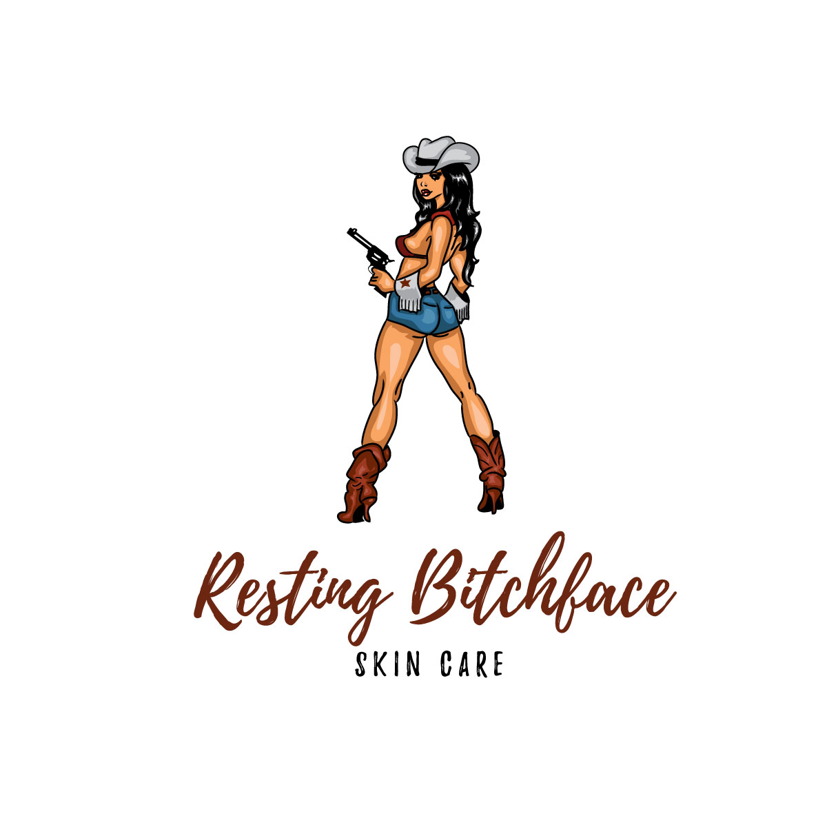 Diseño de Logo por ackocar para Resting Bitchface Skin Care | Diseño #10856118