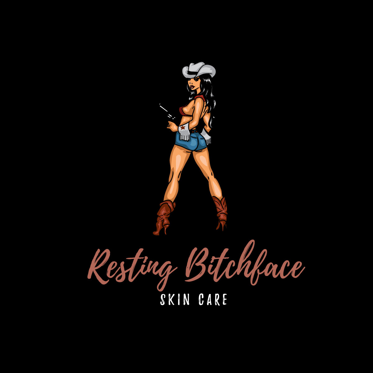 Diseño de Logo por ackocar para Resting Bitchface Skin Care | Diseño #10856119
