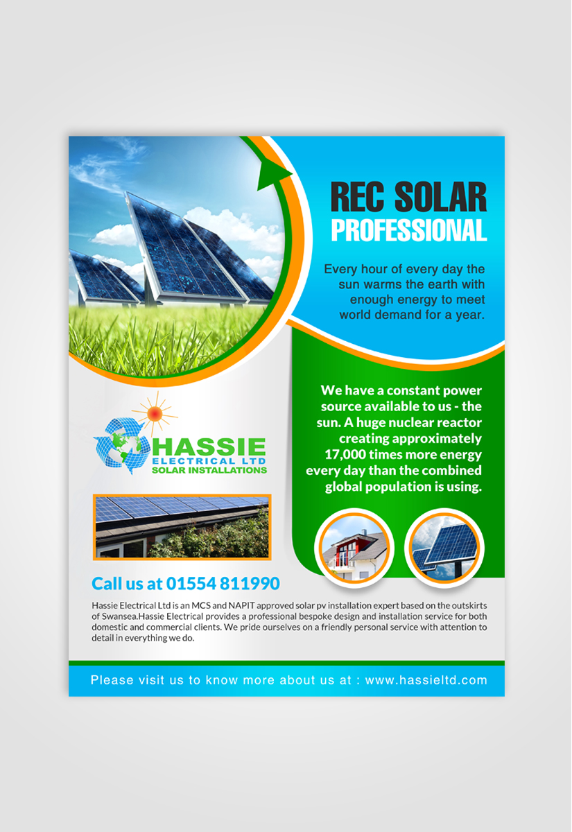 Flyer Design by debdesign for Hassie Electrcial ltd | Design #10791974