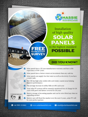 Flyer Design by rug for Hassie Electrcial ltd | Design #10805311