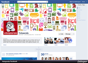 Facebook Design by gekgrfx